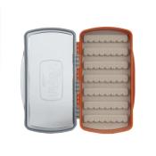 Tacky Pescador Fly Box - Medium - Clear - Burnt Orange