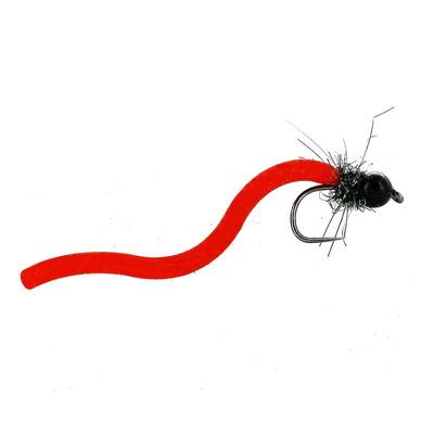 Squimmy Worm Red Black
