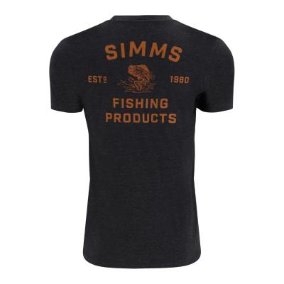 Stacked Bass T-Shirt Charcoal Heather