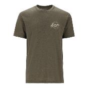 Circle Lockup T-Shirt Military Heather