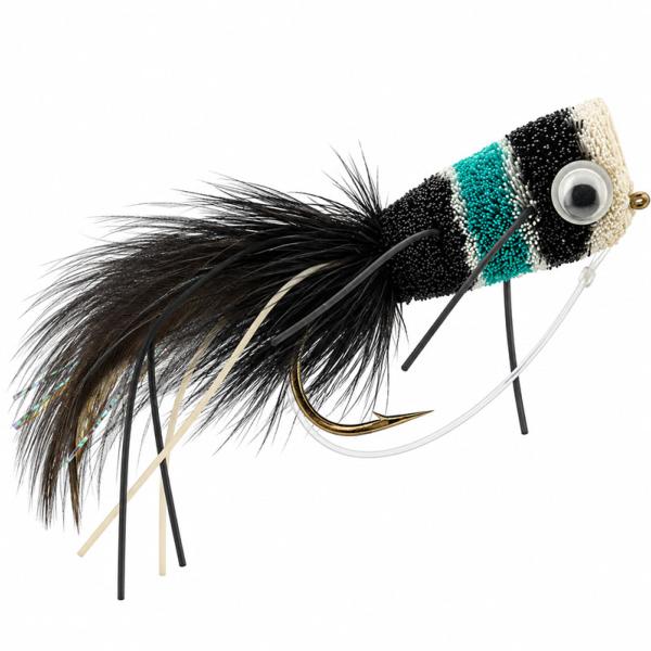 Popper Bass Bugs Bleu/Noir