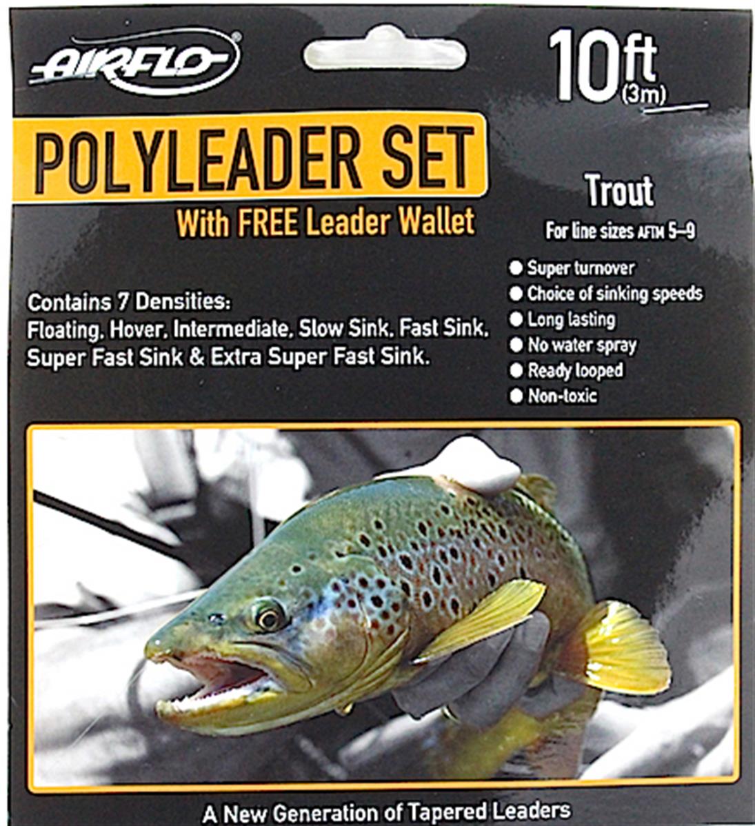 Trout Fishing Line Airflo Sea Trout And Steelhead Polyleader 8ft