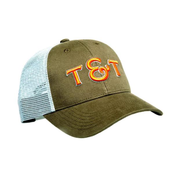 Thomas & Thomas Trucker Hat - Rifle Green (w/ Orange)
