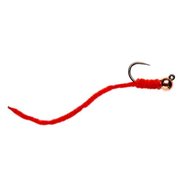 Bassett's Chenille Worm Red