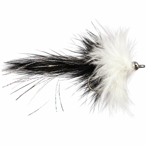 Marabou Deceiver Eyes Noir/Blanc