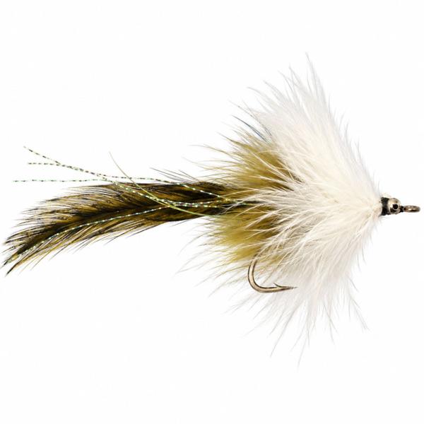 Marabou Deceiver Eyes Olive/Blanc