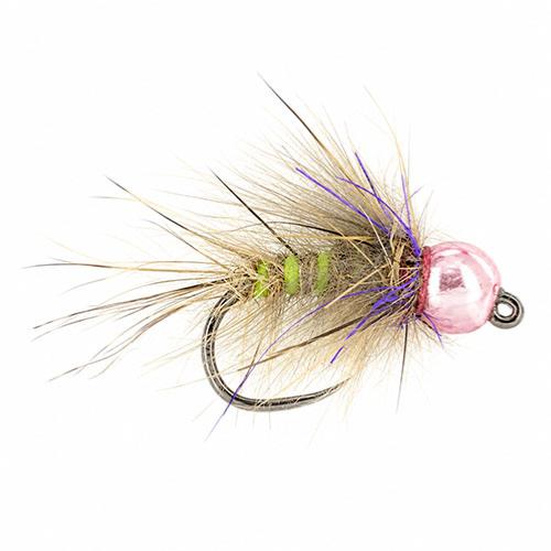 Pink CDC Hare's ear Barbless
