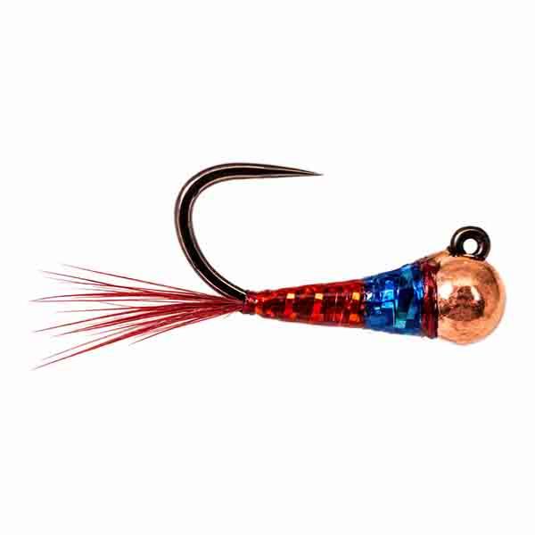 Perdigone Blue Red Jig Barbless