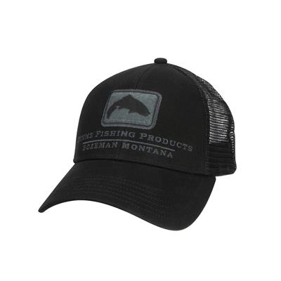 Trout Icon Trucker Black