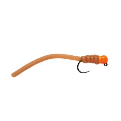 Squirminator Hot Head Jig Tan Barbless