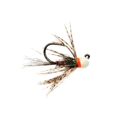 White Bead PT Jig Barbless