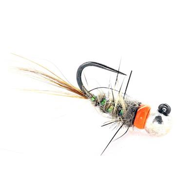 Jig Lièvre Orange Neck Barbless