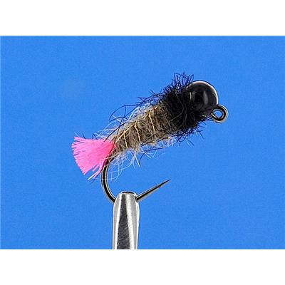 Jig Pink Black Lièvre Barbless