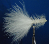 Woolly Bugger Blanc