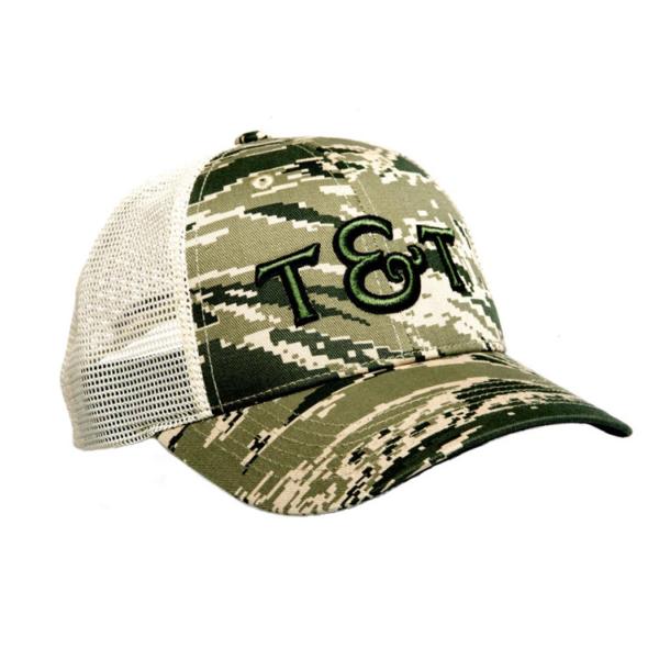 Thomas & Thomas Trucker Hat - Camo (w/ Green)