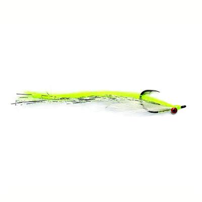 Mega Clouser Chartreuse & White