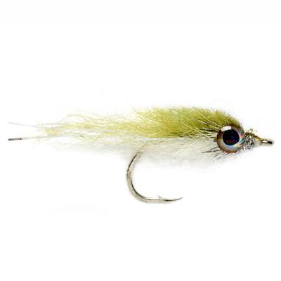 Salty Minnow Olive & White