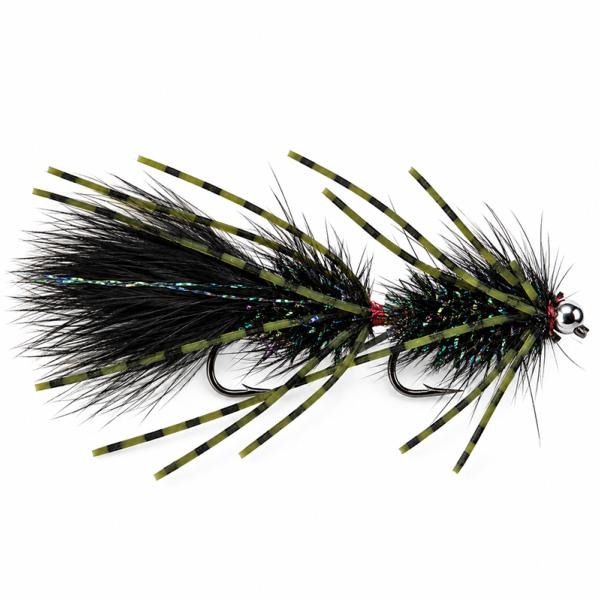 Woolly Bugger Articulé Black Olive