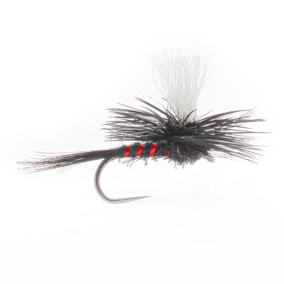 Parachute Red Black Barbless
