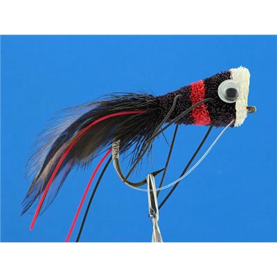 Popper Bass Bugs Red Black