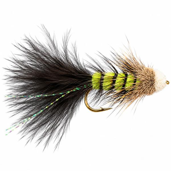 Montana Marabou Muddler Noir/Vert