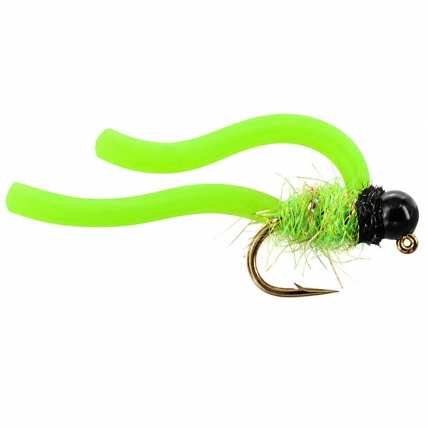 Squimmy Worm Black Chartreux