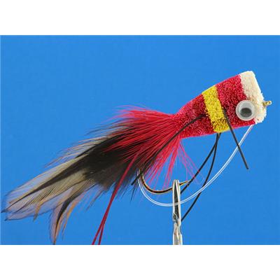 Popper Bass Bug Rouge/Jaune