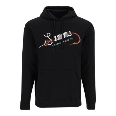Hook and Loop Hoody Black