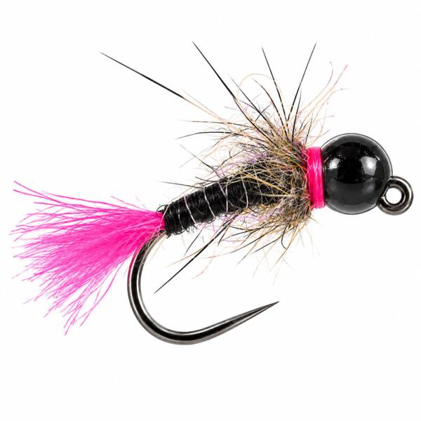 Jig Pink Black Barbless