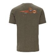Let It Fly T-Shirt Military Heather