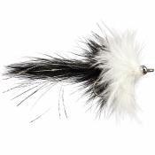 Marabou Deceiver Eyes Noir/Blanc